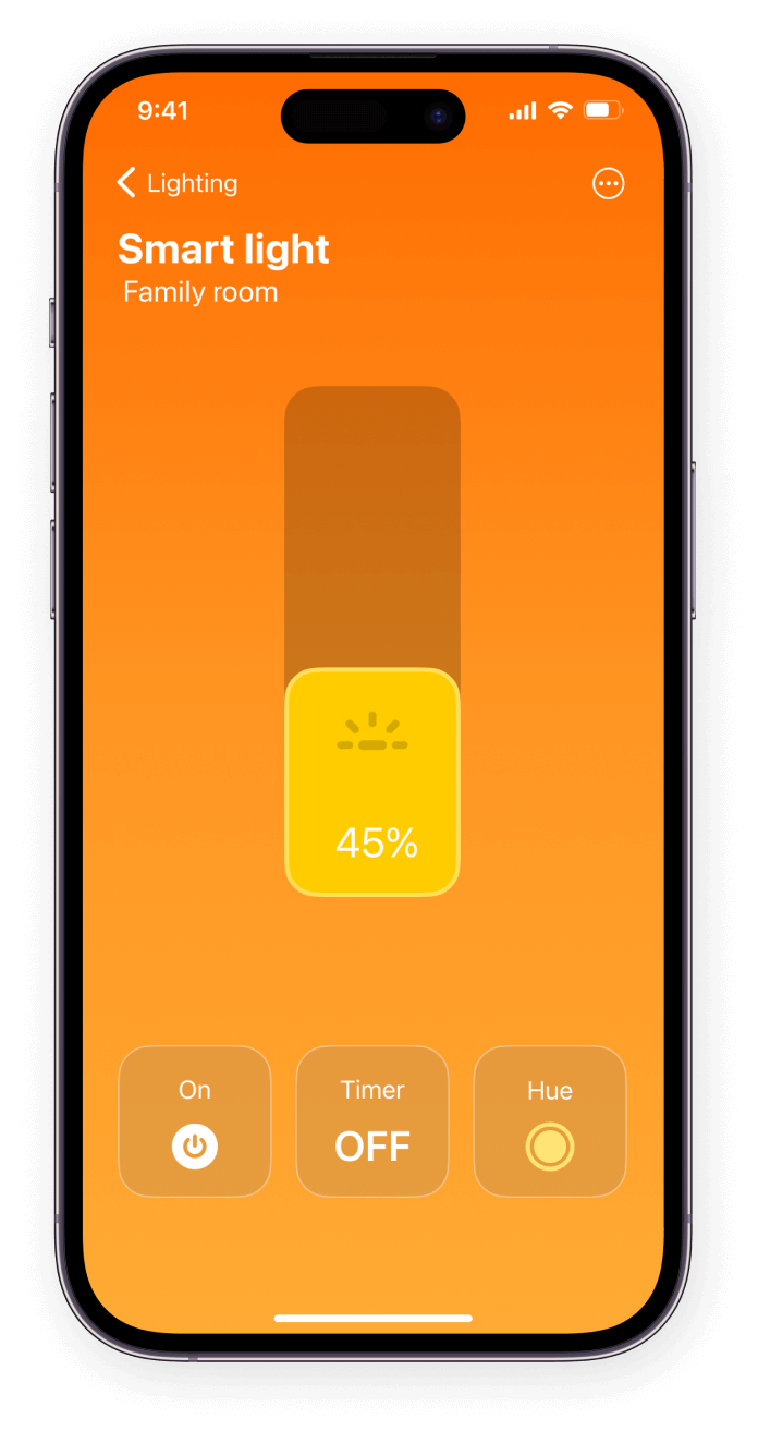 iOS smart light