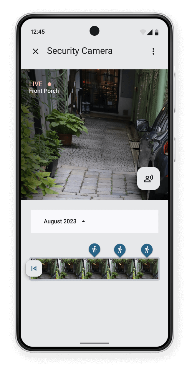 Android security camera