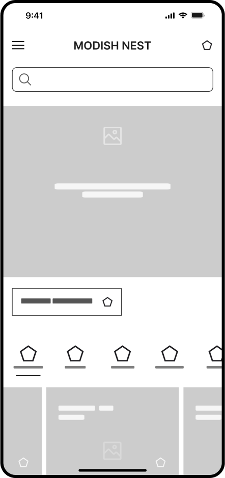 midfi wireframe two
