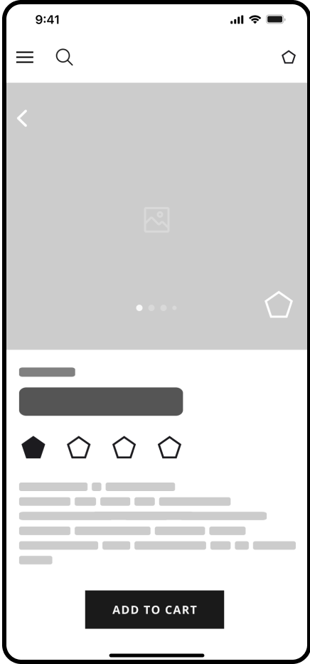 midfi wireframe five