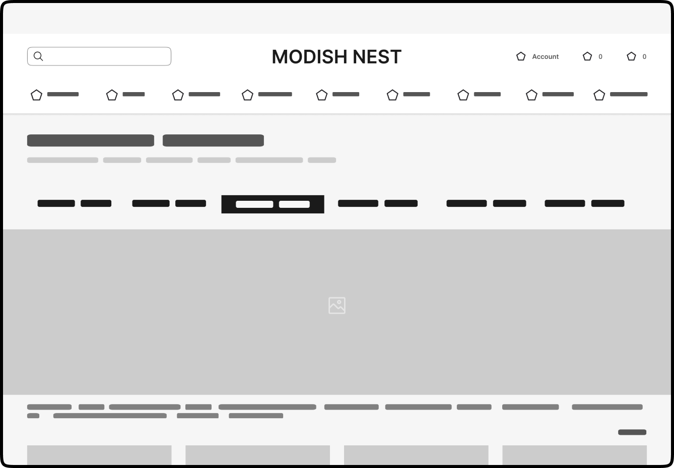 midfi wireframe six