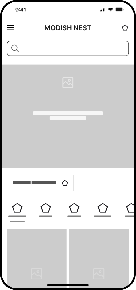 user testing wireframe four